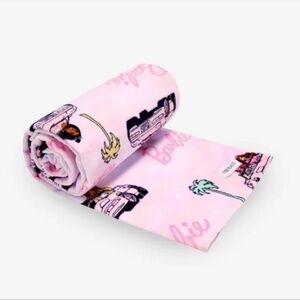 Barbie Star Power Kids Towel - Pink and Yellow